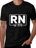 RN Est 2021 T-Shirt Registered Nurse Shirt product image 1