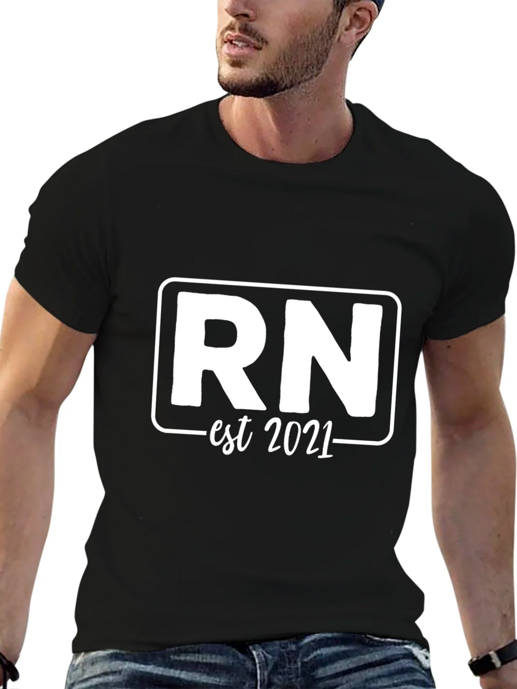 RN Est 2021 T-Shirt Registered Nurse Shirt product image 9