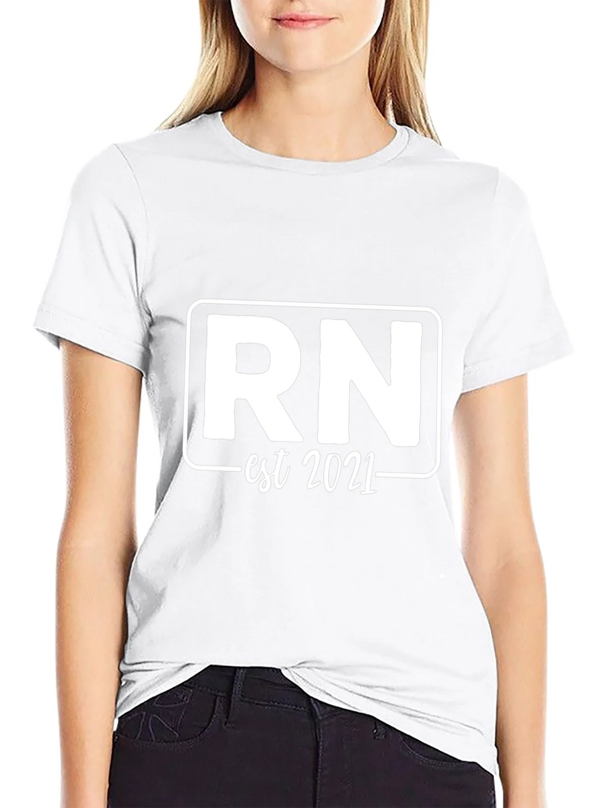 RN Est 2021 T-Shirt Registered Nurse Shirt product image 11