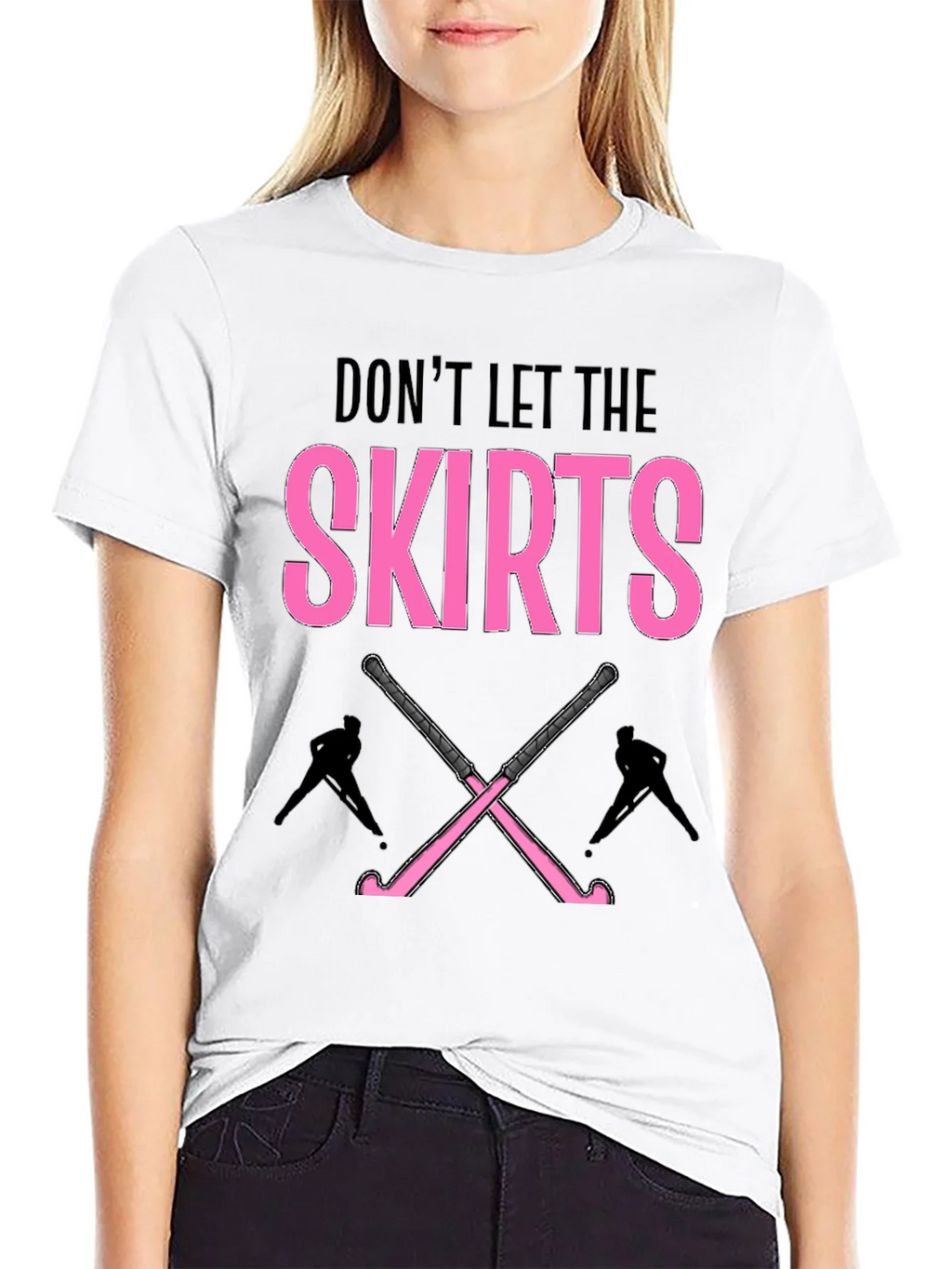 Dont Let The Skirts Hockey T-Shirt product image 11