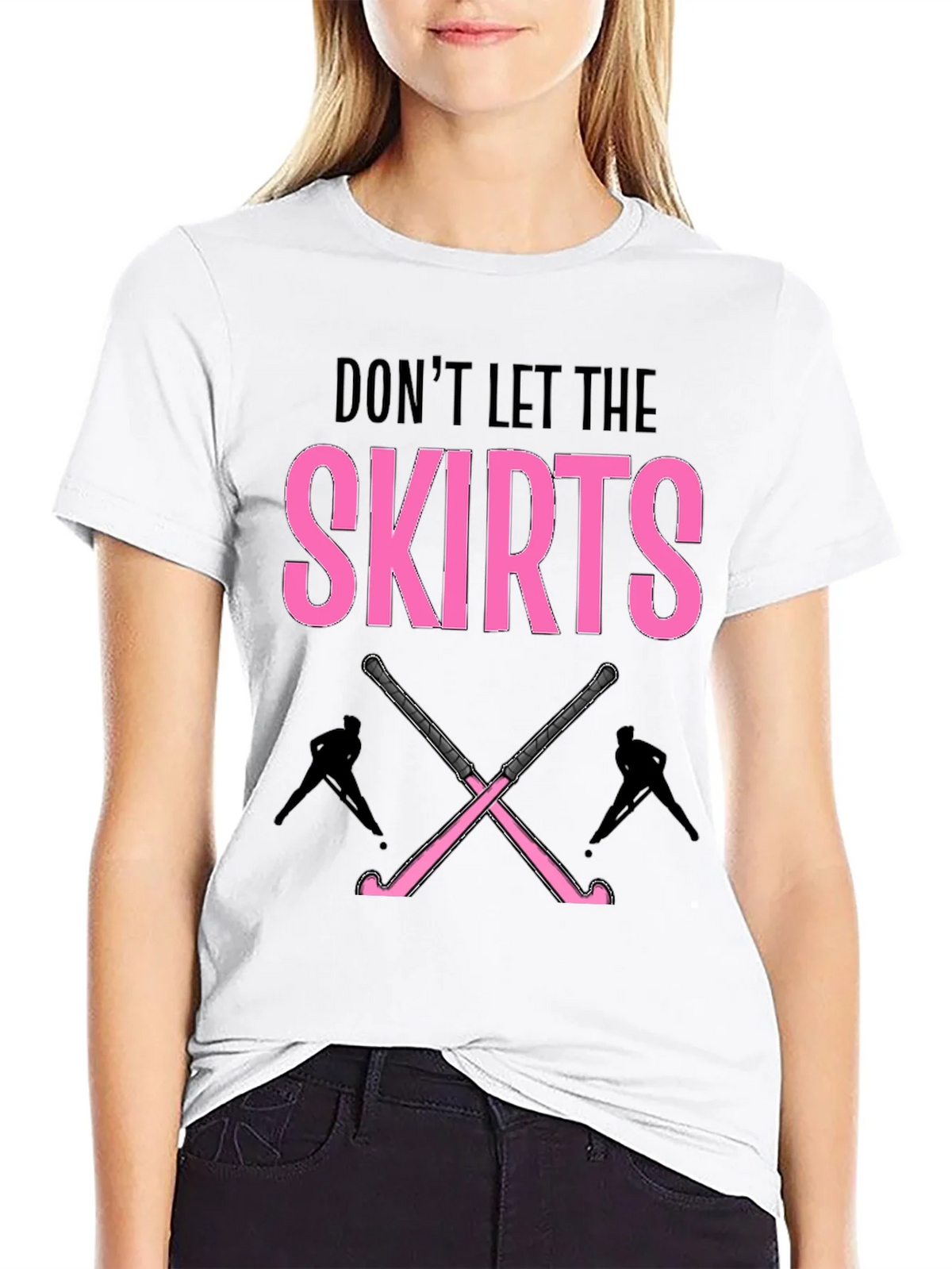 Dont Let The Skirts Hockey T-Shirt product image 11
