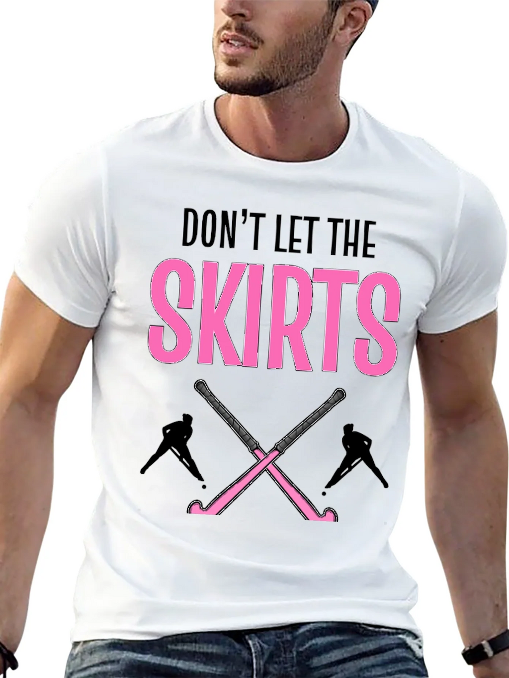 Dont Let The Skirts Hockey T-Shirt product image 4