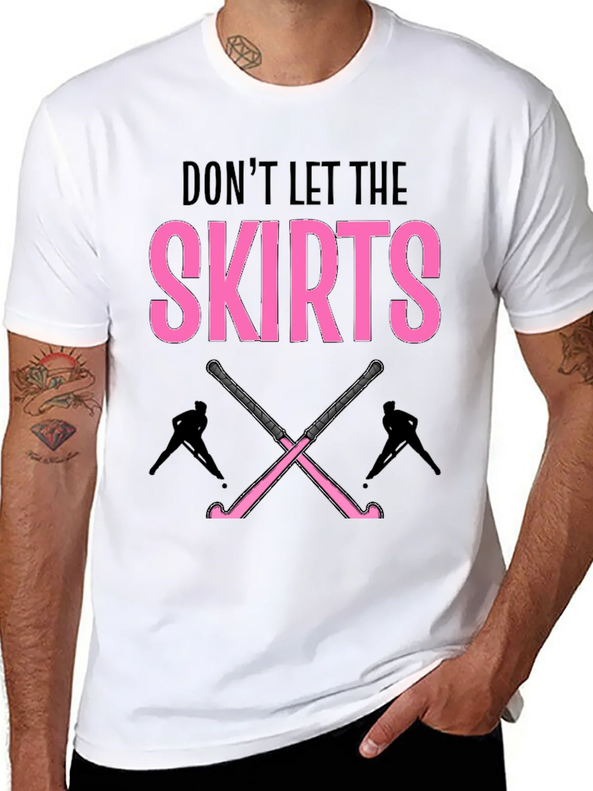 Dont Let The Skirts Hockey T-Shirt product image 10