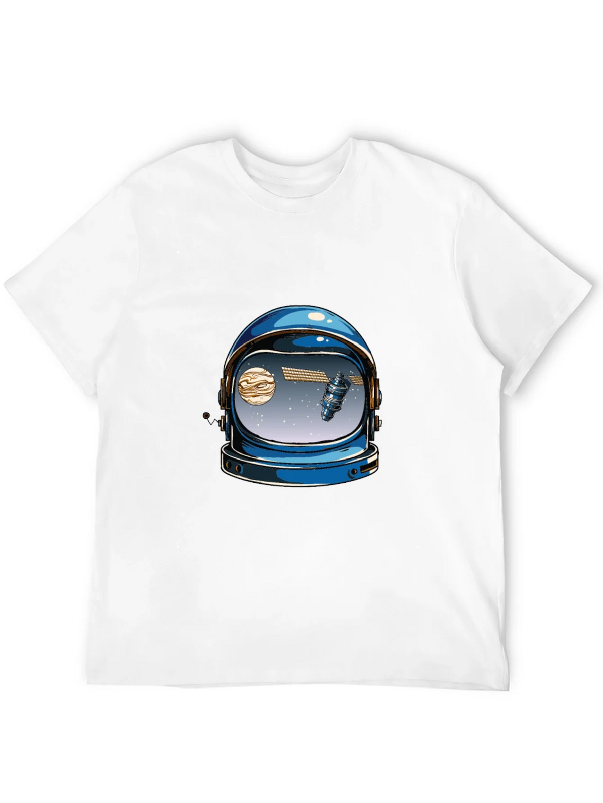 Astronaut Helmet Graphic Tee - Space Lover T-Shirt product image 3