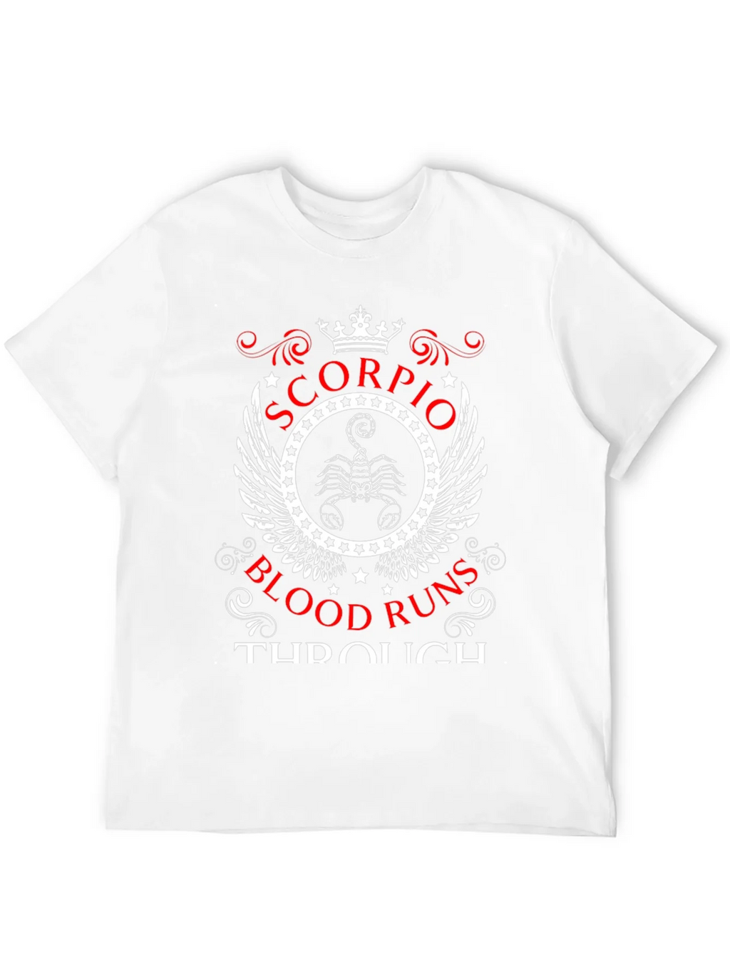 Scorpio Blood Runs Through T-Shirt product image 2