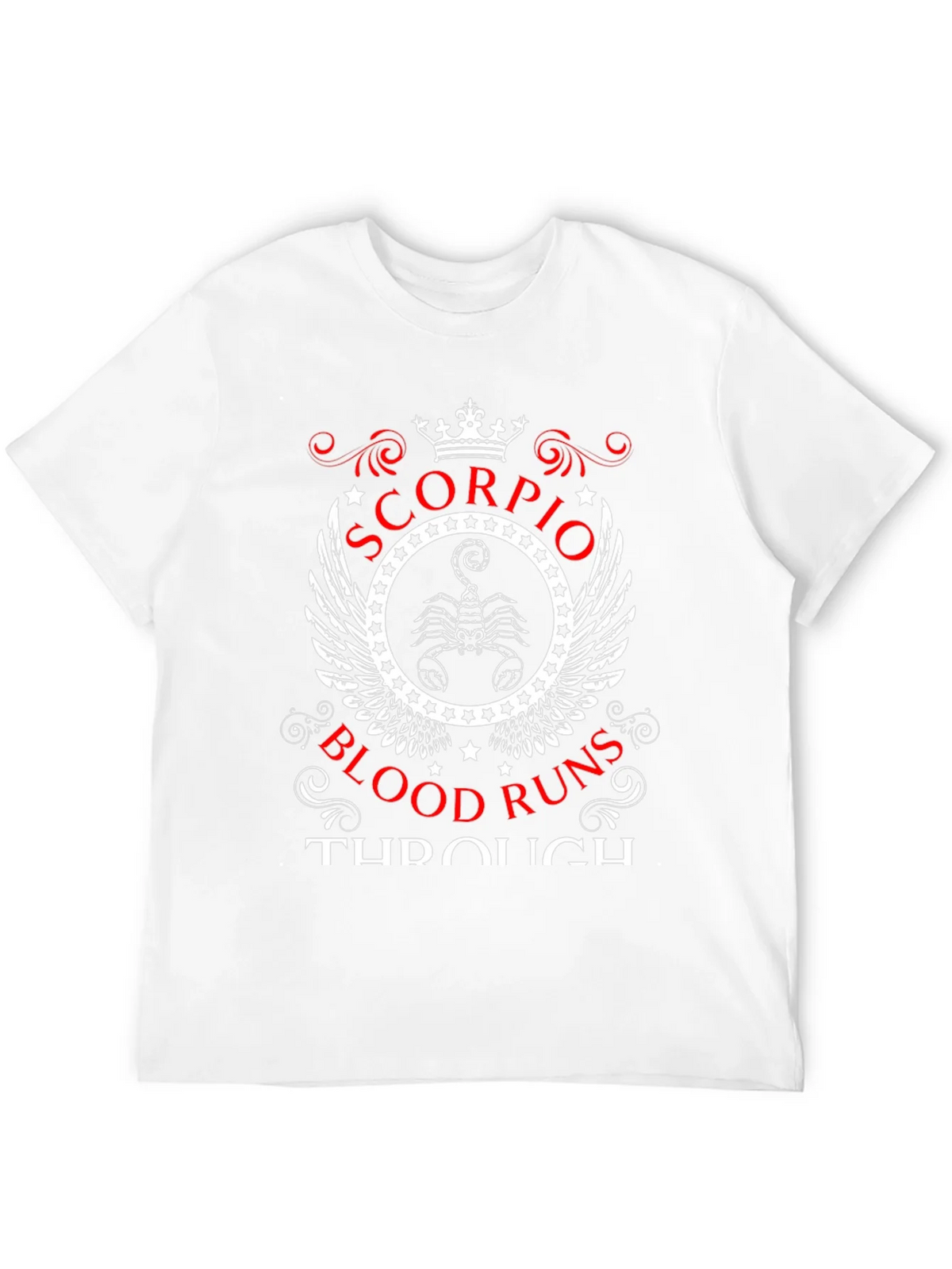Scorpio Blood Runs Through T-Shirt product image 2
