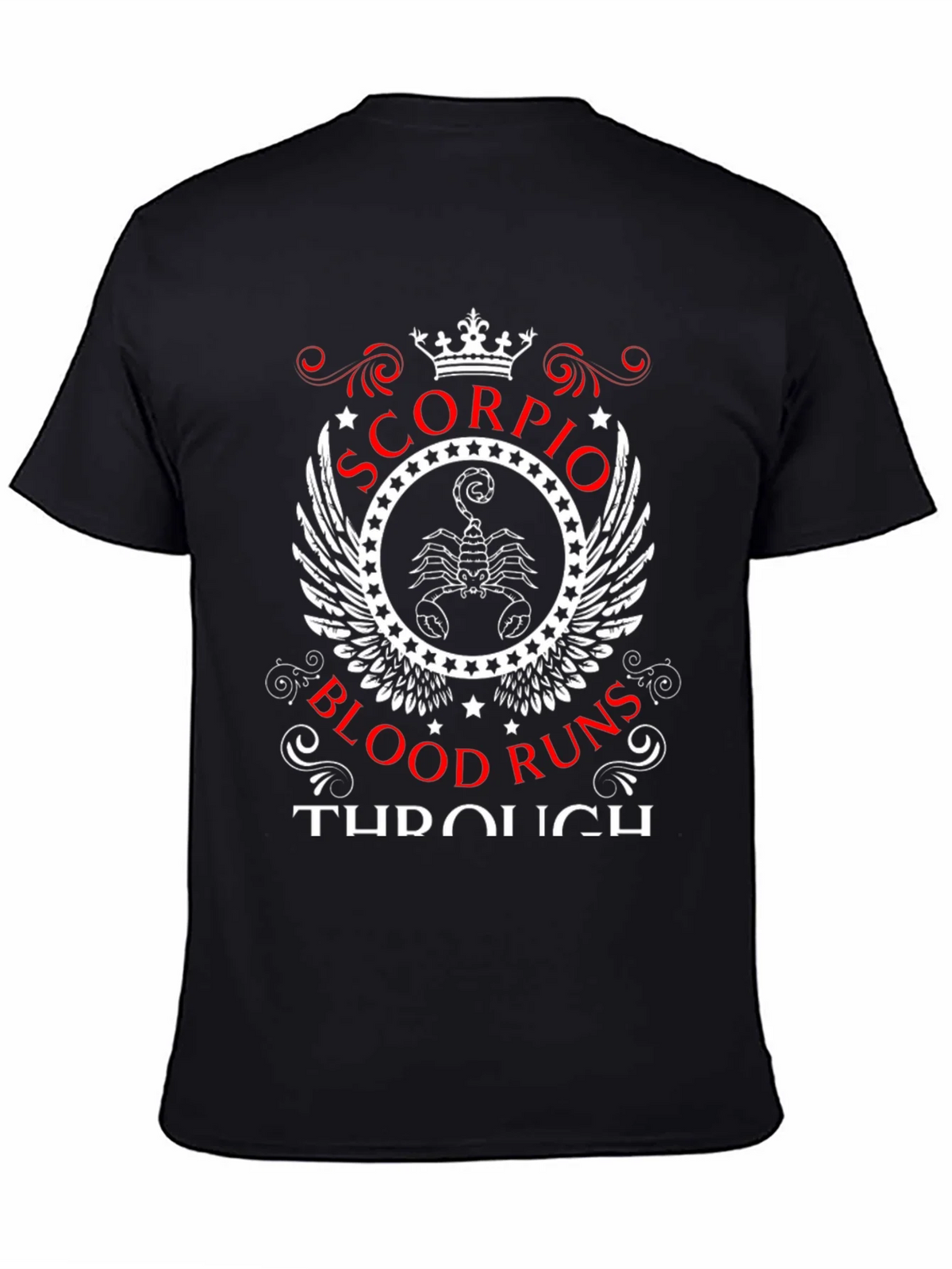 Scorpio Blood Runs Through T-Shirt product image 3