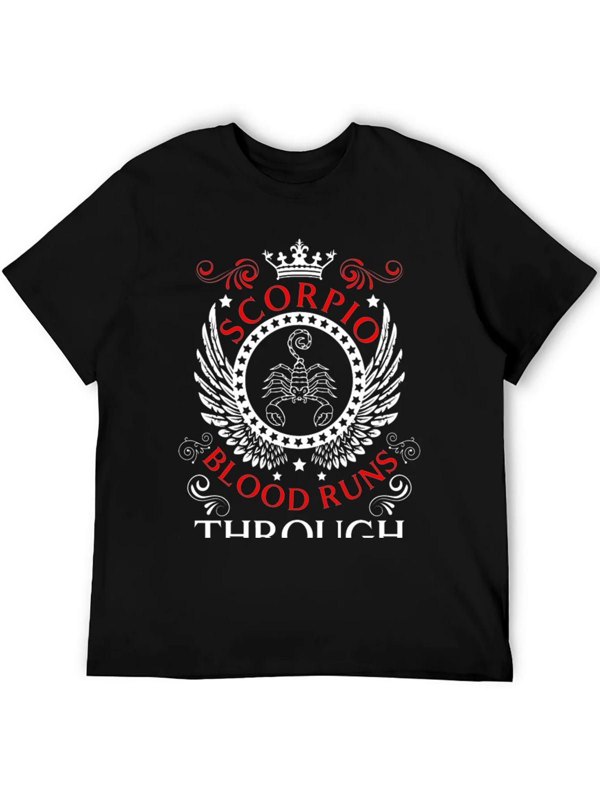 Scorpio Blood Runs Through T-Shirt product image 4