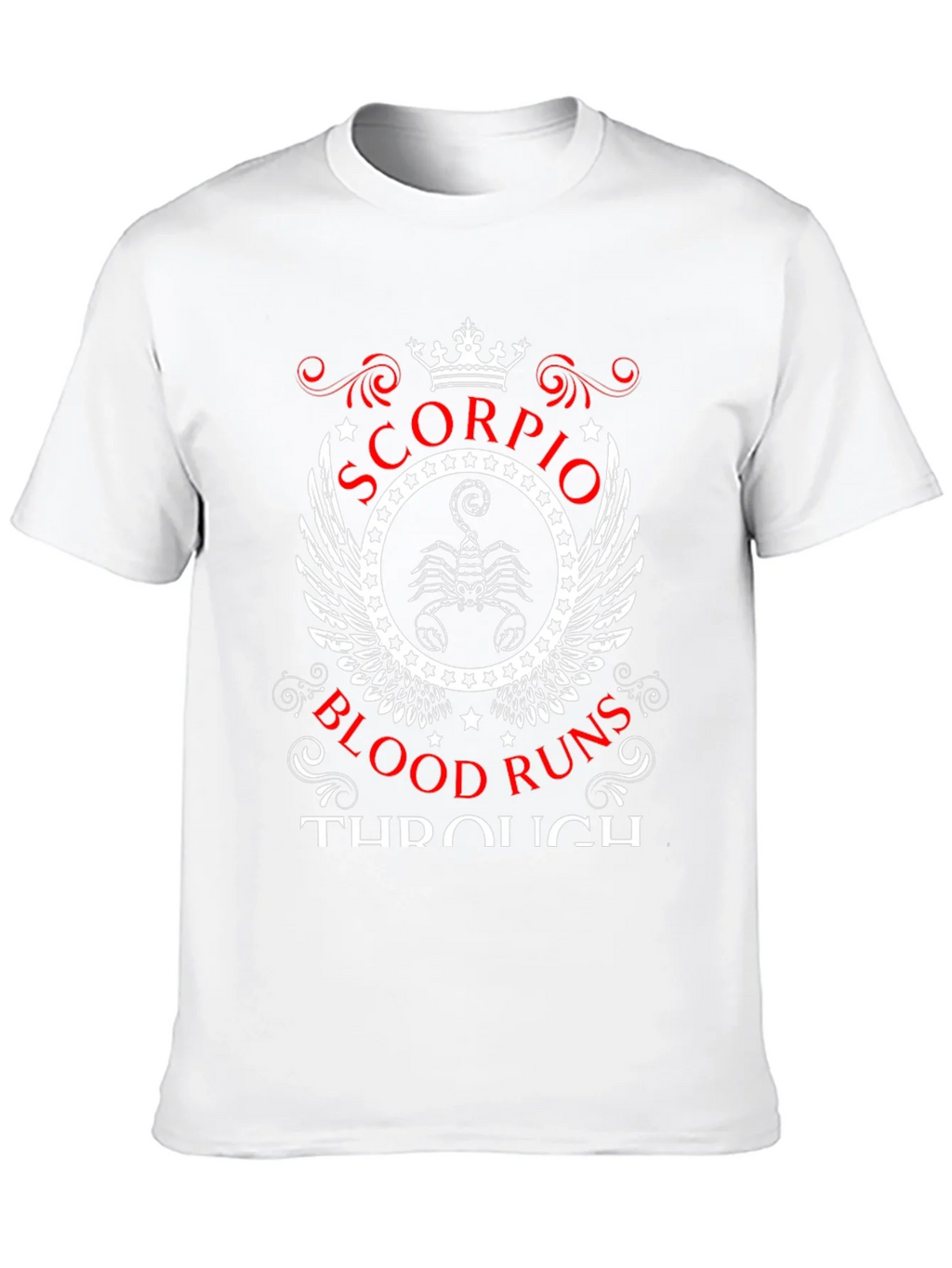 Scorpio Blood Runs Through T-Shirt product image 6