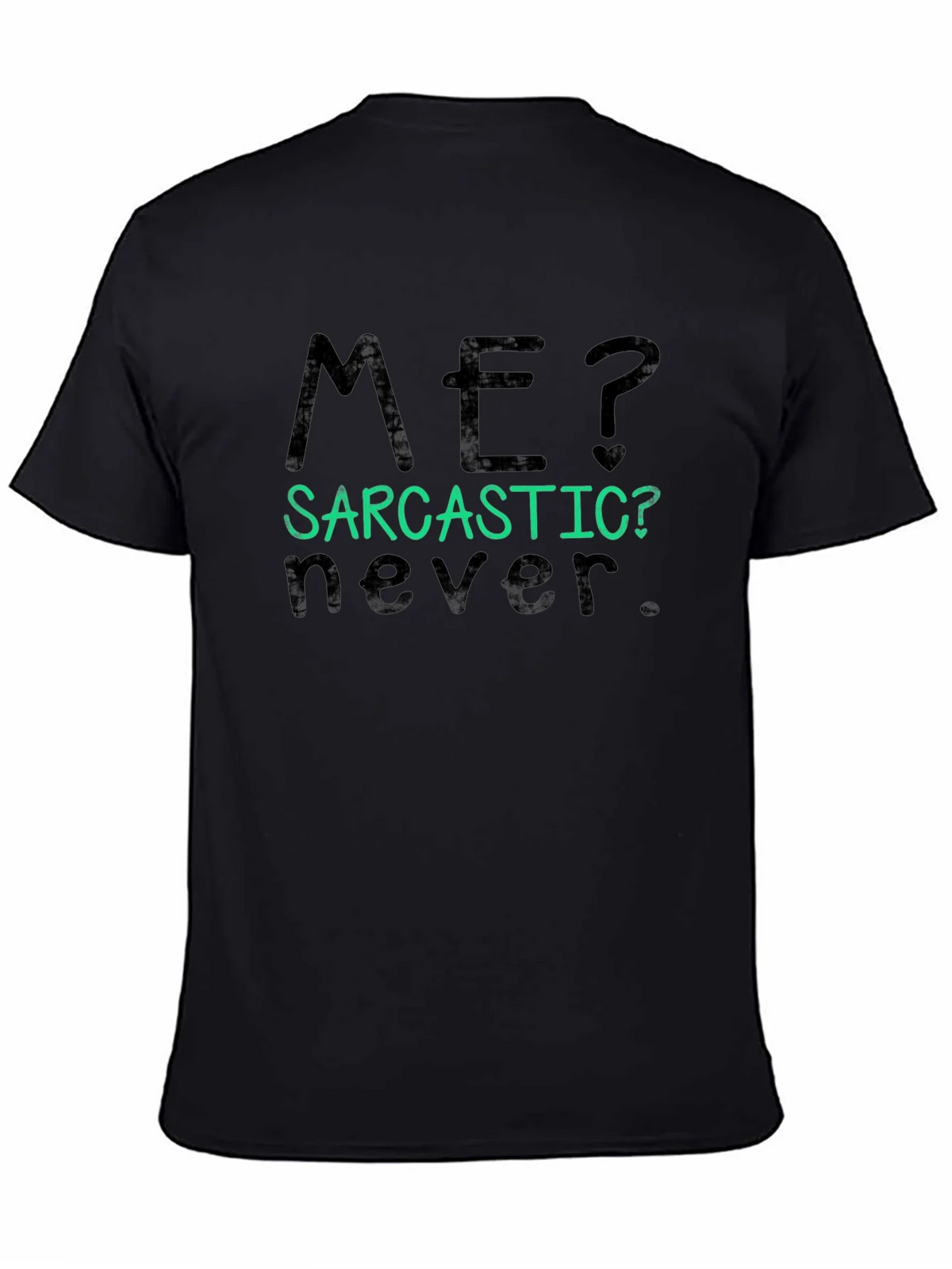 Sarcastic Never Graphic Tee - Mens Black T-Shirt product image 6
