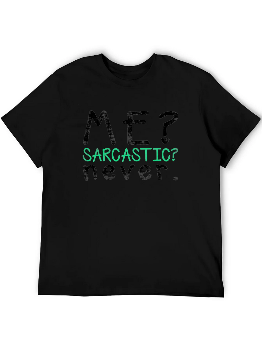Sarcastic Never Graphic Tee - Mens Black T-Shirt product image 7