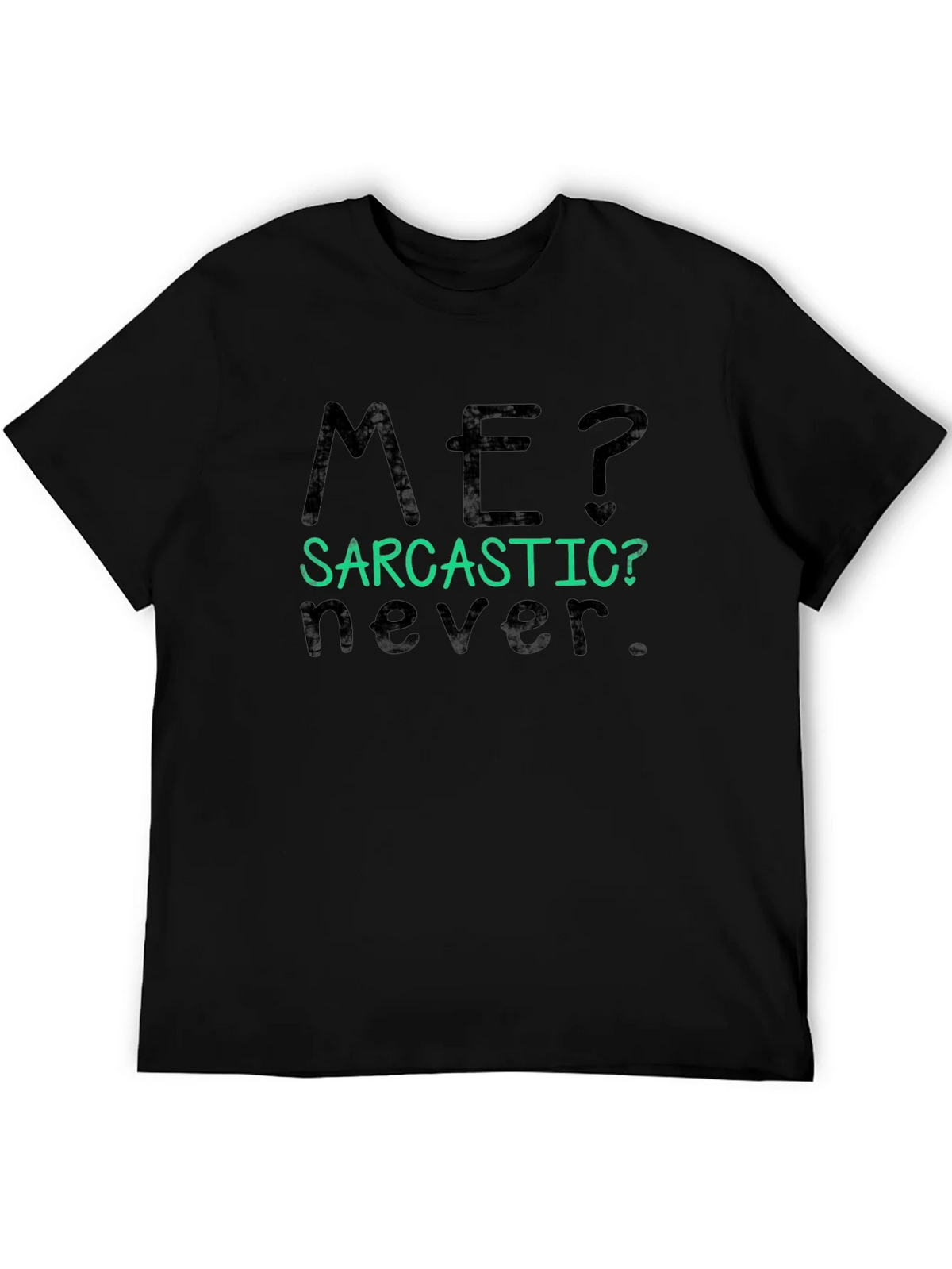 Sarcastic Never Graphic Tee - Mens Black T-Shirt product image 7