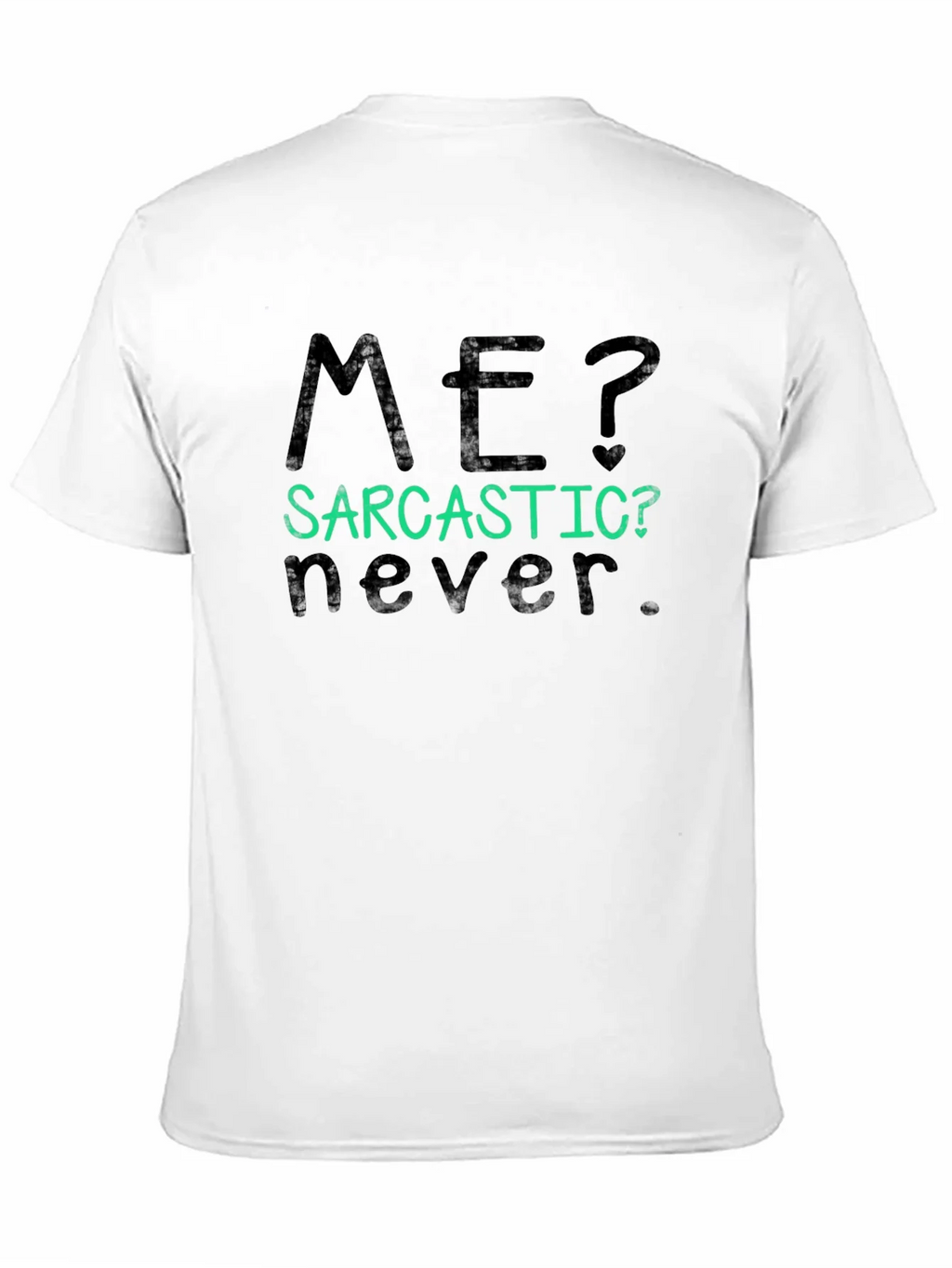 Sarcastic Never Graphic Tee - Mens Black T-Shirt product image 2