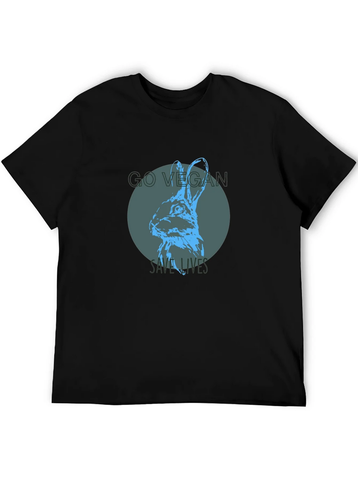 Vegan Rabbit Graphic Tee - Save Lives product image 8