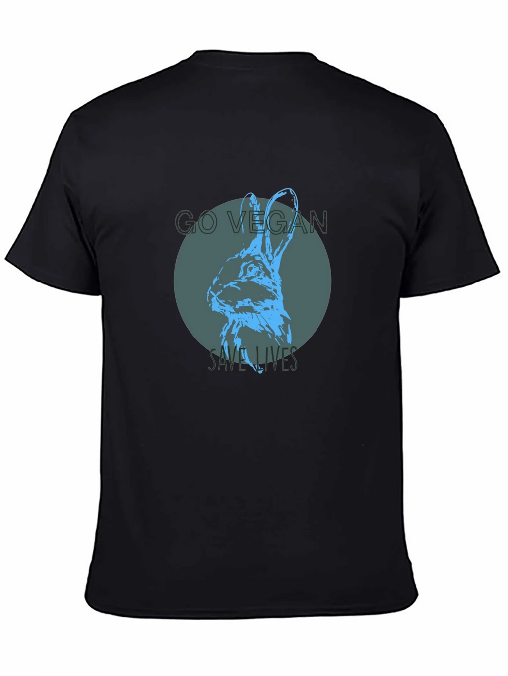 Vegan Rabbit Graphic Tee - Save Lives product image 7