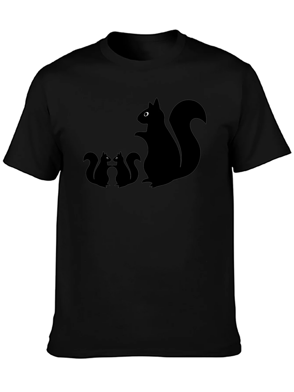 Squirrel T-Shirt - Black Graphic Tee product image 6