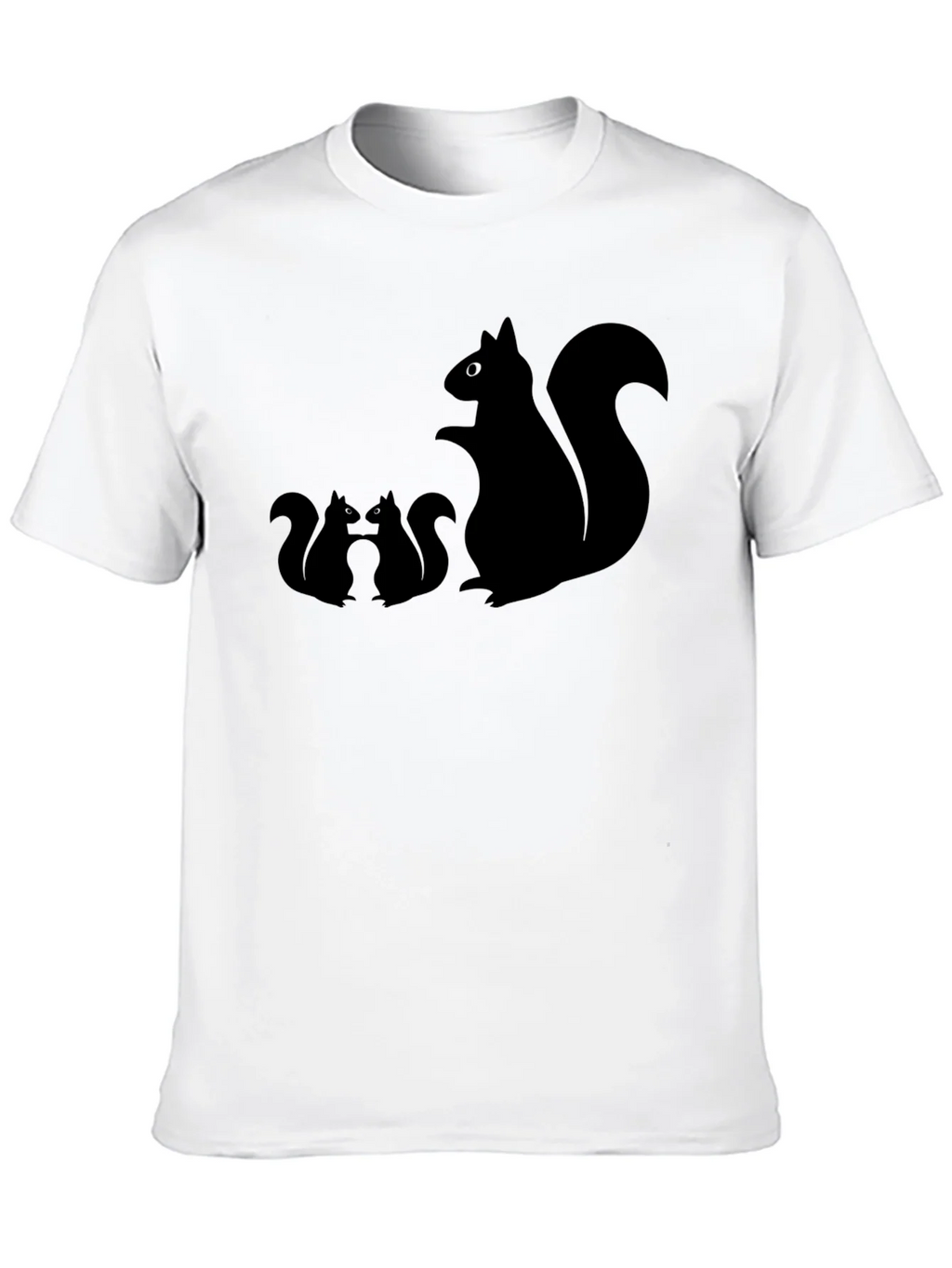 Squirrel T-Shirt - Black Graphic Tee product image 12