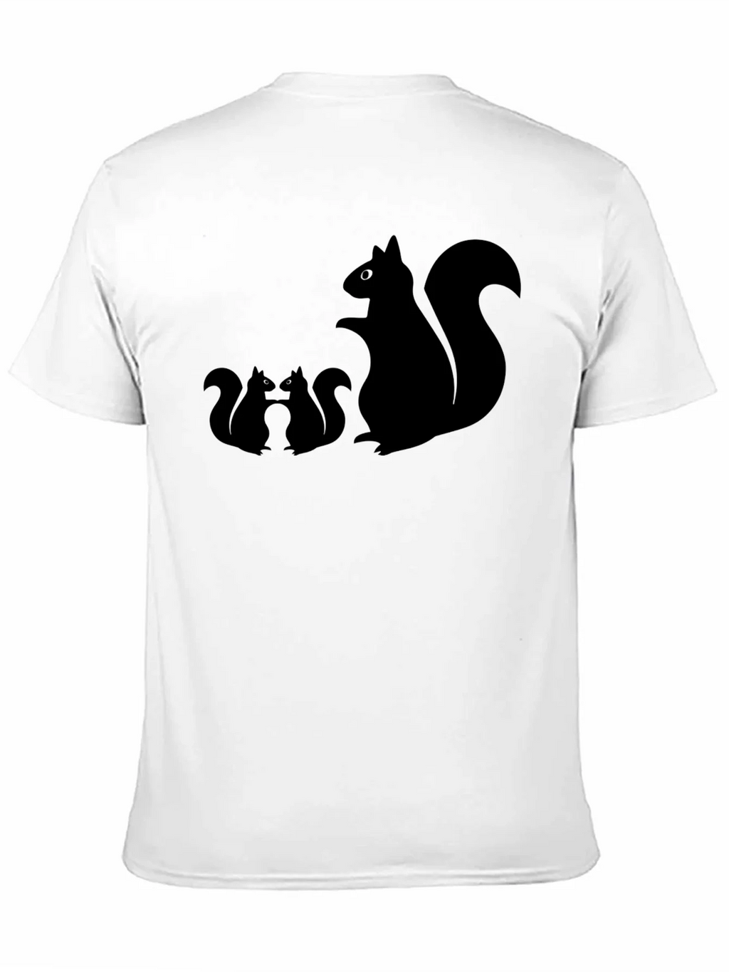 Squirrel T-Shirt - Black Graphic Tee product image 2