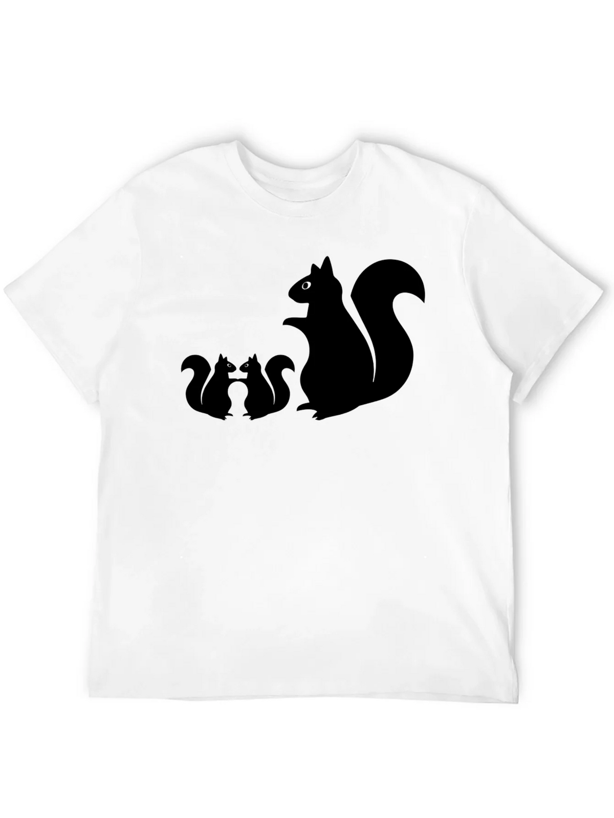 Squirrel T-Shirt - Black Graphic Tee product image 3
