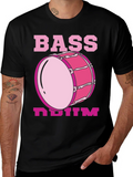 Bass Drum Graphic Tee - Music Lovers T-Shirt product image 1