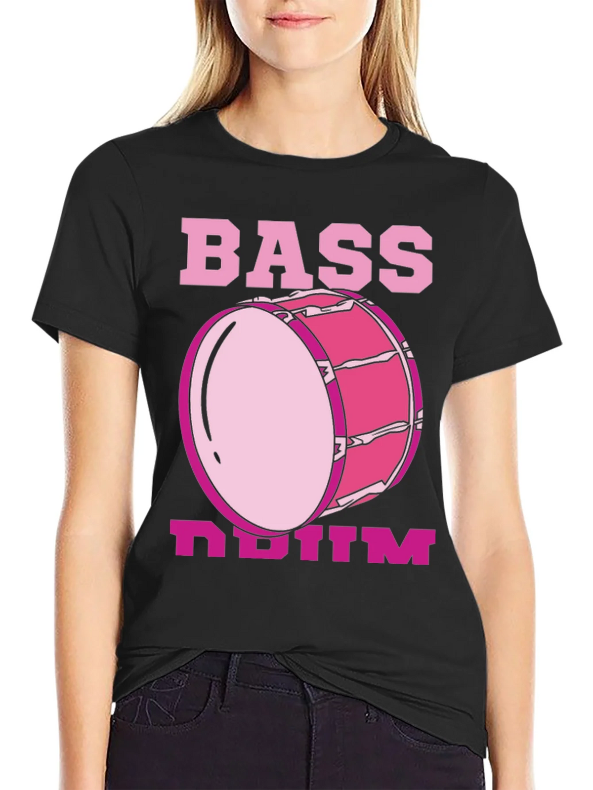 Bass Drum Graphic Tee - Music Lovers T-Shirt product image 5