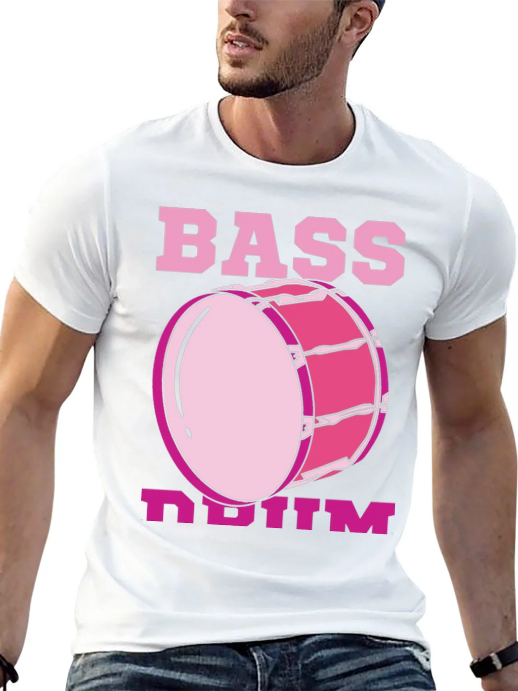 Bass Drum Graphic Tee - Music Lovers T-Shirt product image 4