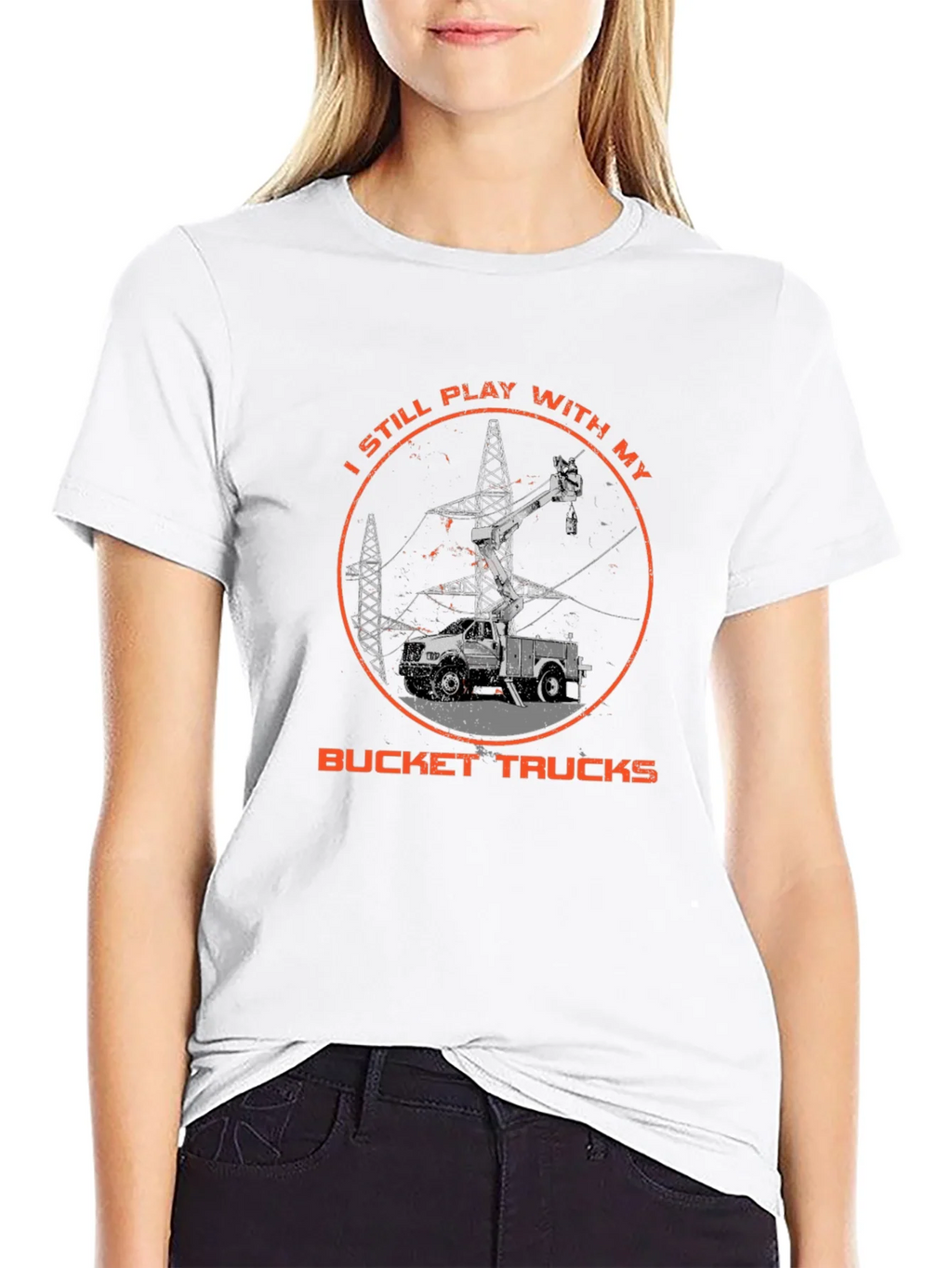 Bucket Truck T-Shirt - Still Play With My Trucks product image 11