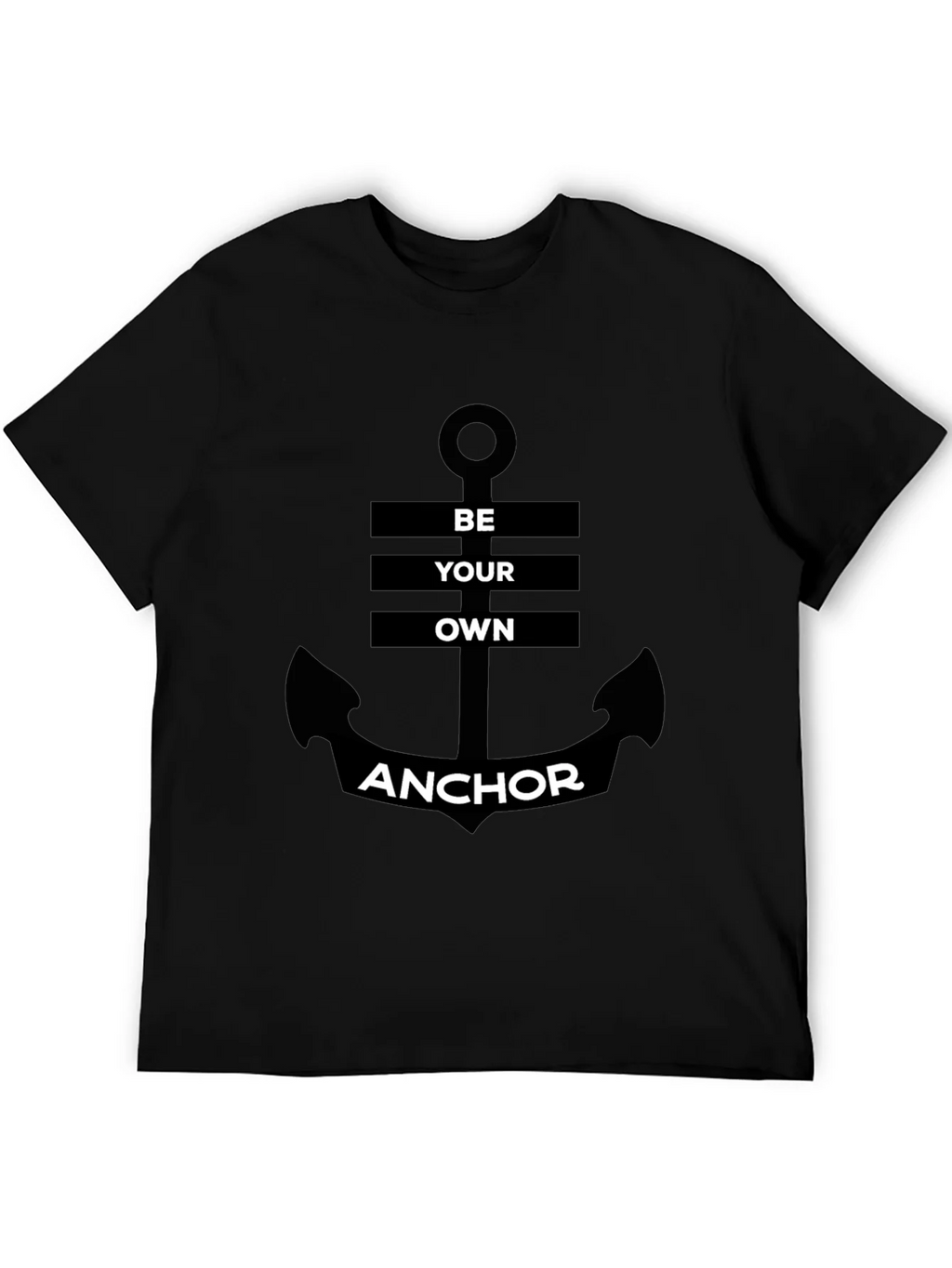 Be Your Own Anchor Black Graphic Tee product image 8