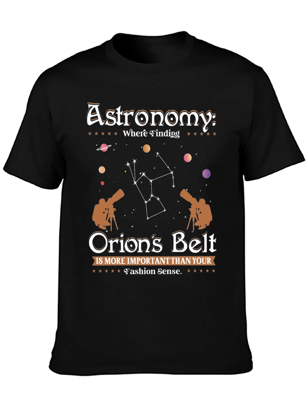 Astronomy Orions Belt Graphic Tee product image 6