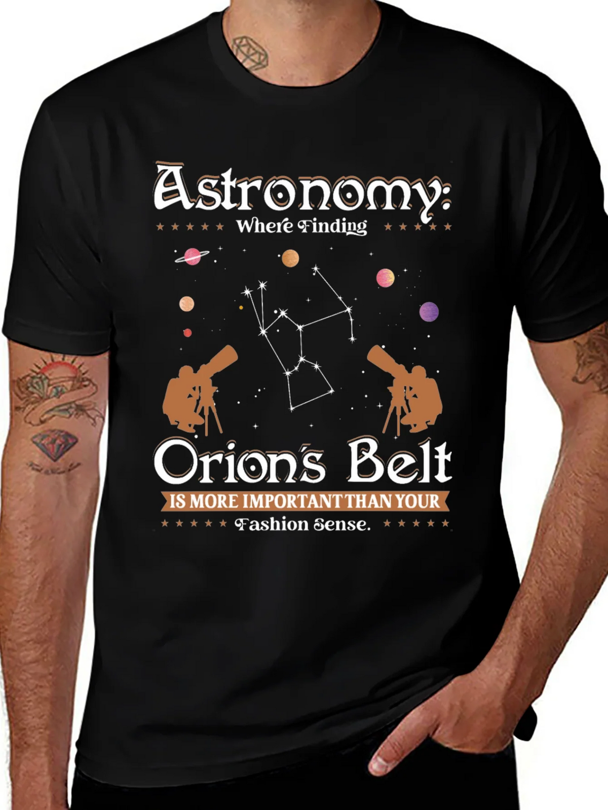 Astronomy Orions Belt Graphic Tee product image 1