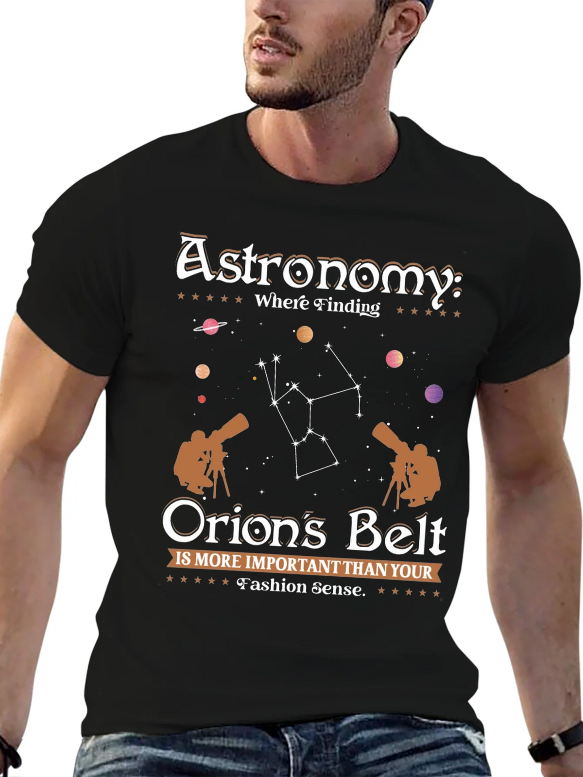 Astronomy Orions Belt Graphic Tee product image 9