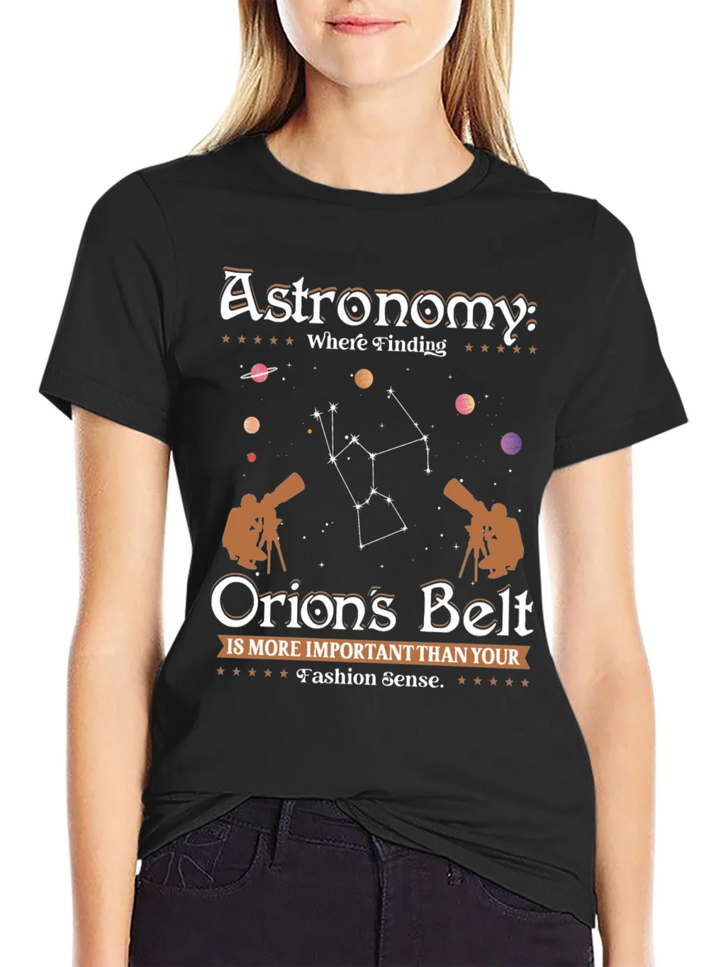 Astronomy Orions Belt Graphic Tee product image 5