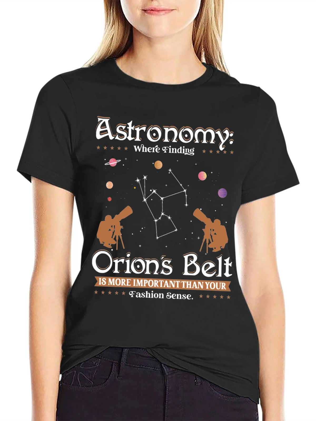 Astronomy Orions Belt Graphic Tee product image 5