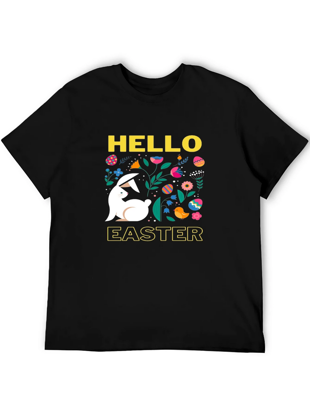 Hello Easter Bunny Graphic T-Shirt product image 8