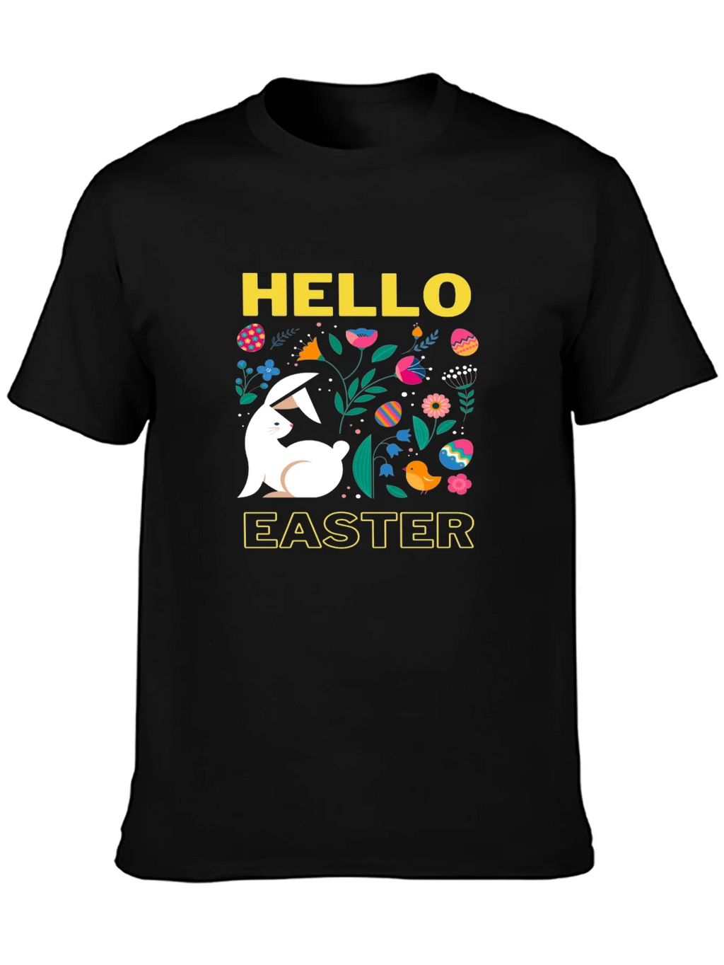 Hello Easter Bunny Graphic T-Shirt product image 6