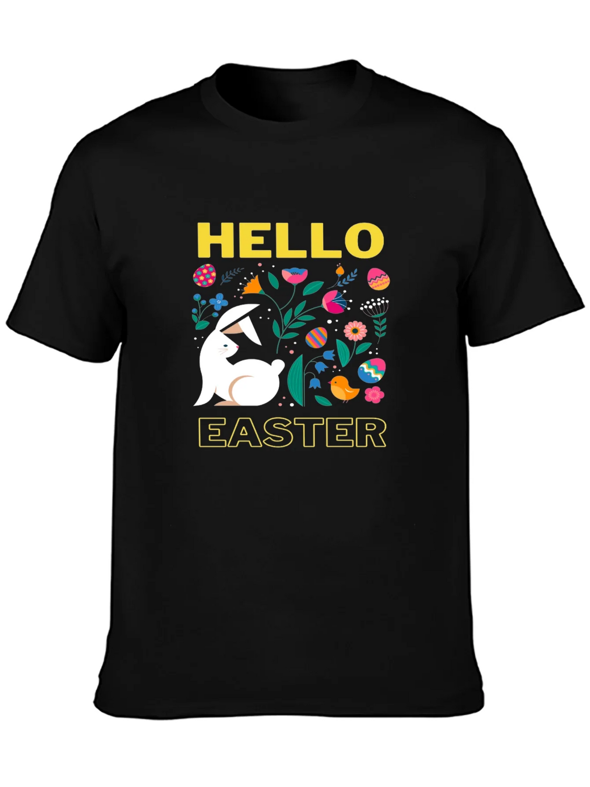 Hello Easter Bunny Graphic T-Shirt product image 6