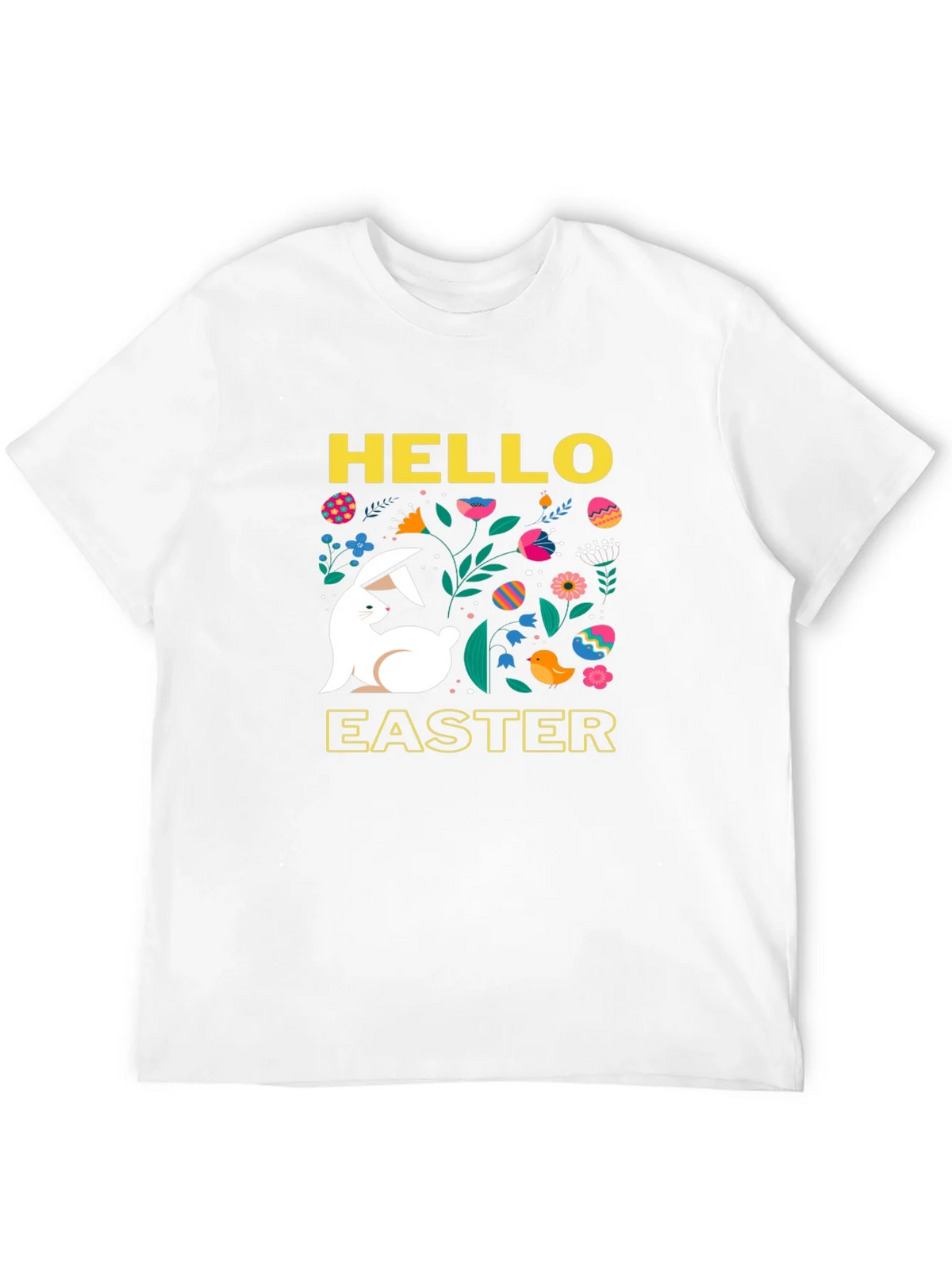Hello Easter Bunny Graphic T-Shirt product image 3