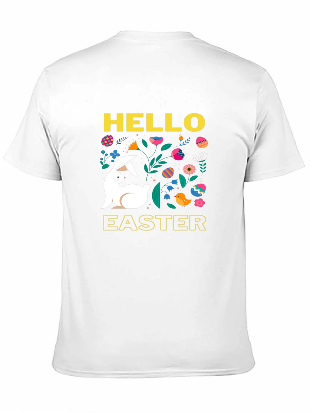 Hello Easter Bunny Graphic T-Shirt product image 2