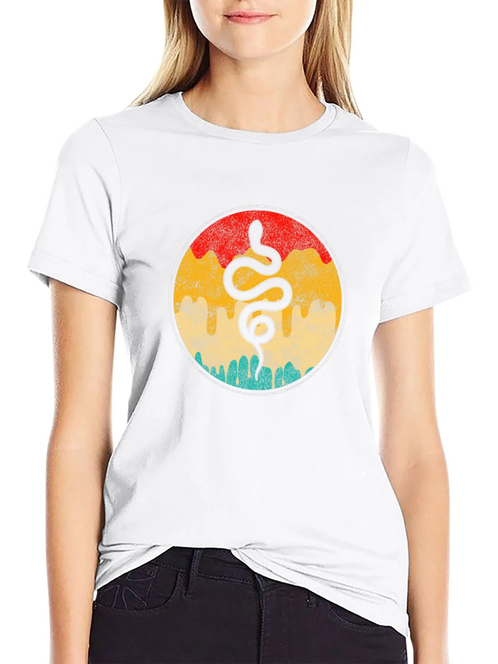 Retro Snake Graphic Tee - Cool Vintage Style product image 11