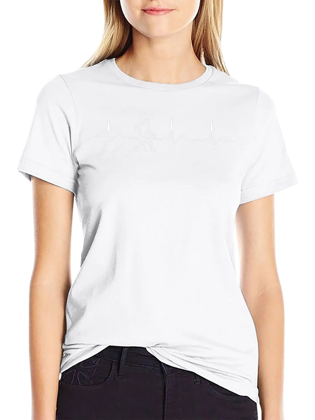 Soccer Heartbeat T-Shirt - Passionate Football Tee product image 11