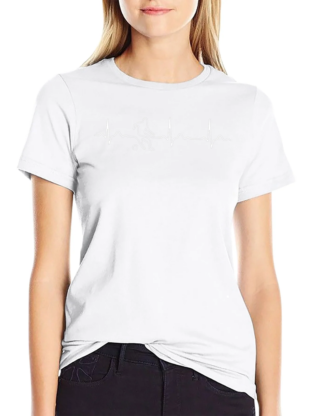 Soccer Heartbeat T-Shirt - Passionate Football Tee product image 11
