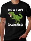 Dinosaur Now I am Unstoppable Graphic Tee product image 1