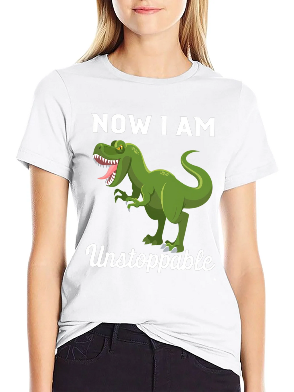 Dinosaur Now I am Unstoppable Graphic Tee product image 11