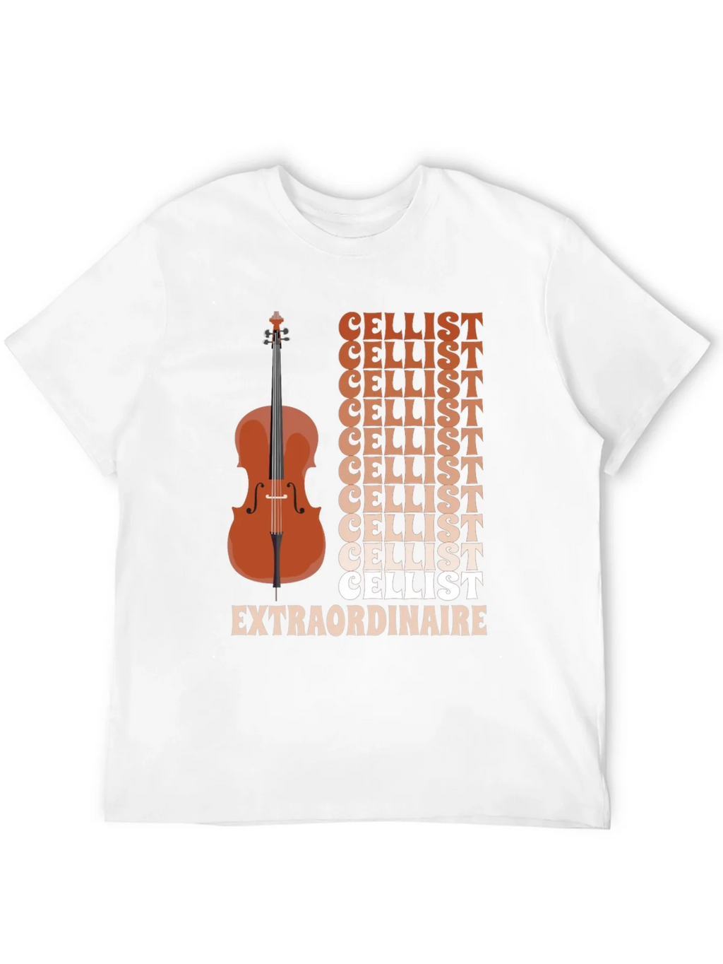 Cellist Extraordinaire Graphic Tee - Musical Instrument product image 3