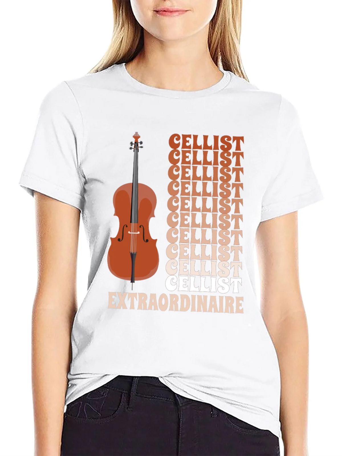 Cellist Extraordinaire Graphic Tee - Musical Instrument product image 11