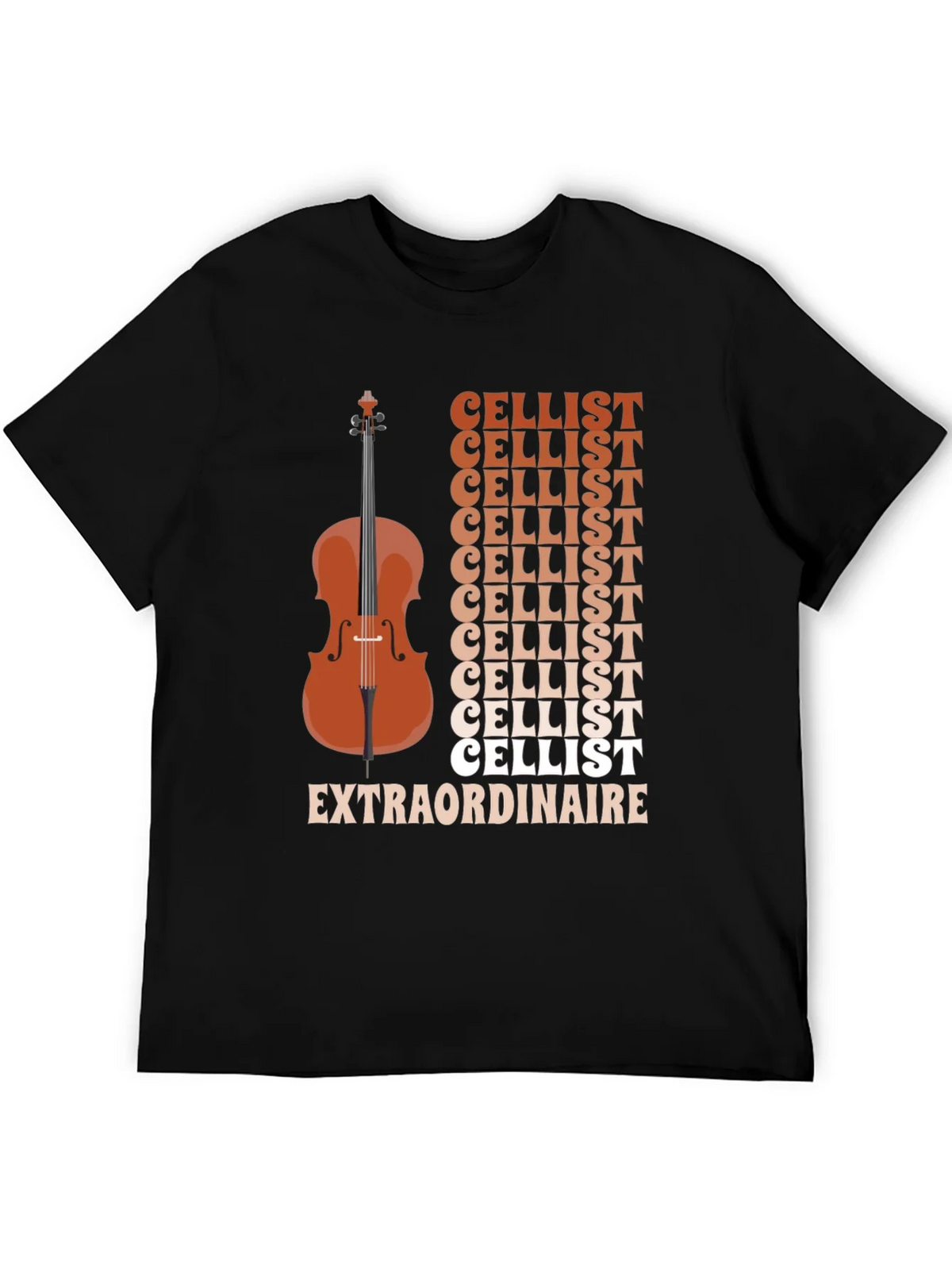 Cellist Extraordinaire Graphic Tee - Musical Instrument product image 8