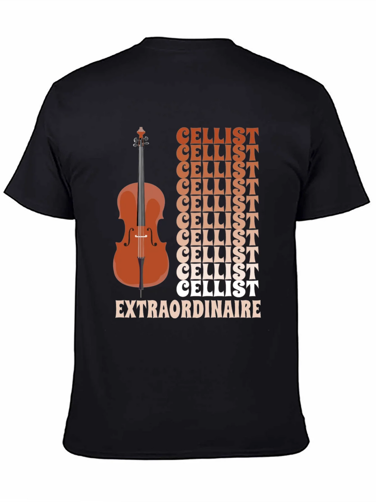 Cellist Extraordinaire Graphic Tee - Musical Instrument product image 7