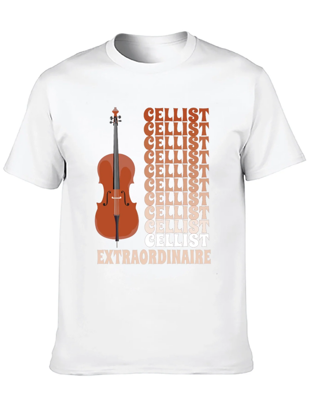 Cellist Extraordinaire Graphic Tee - Musical Instrument product image 12