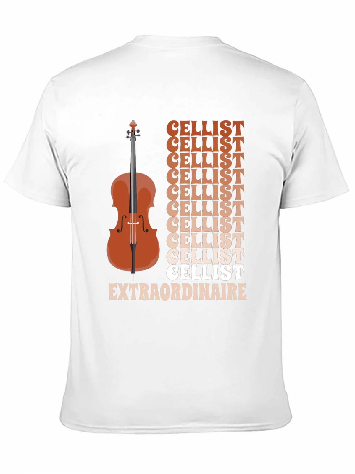 Cellist Extraordinaire Graphic Tee - Musical Instrument product image 2