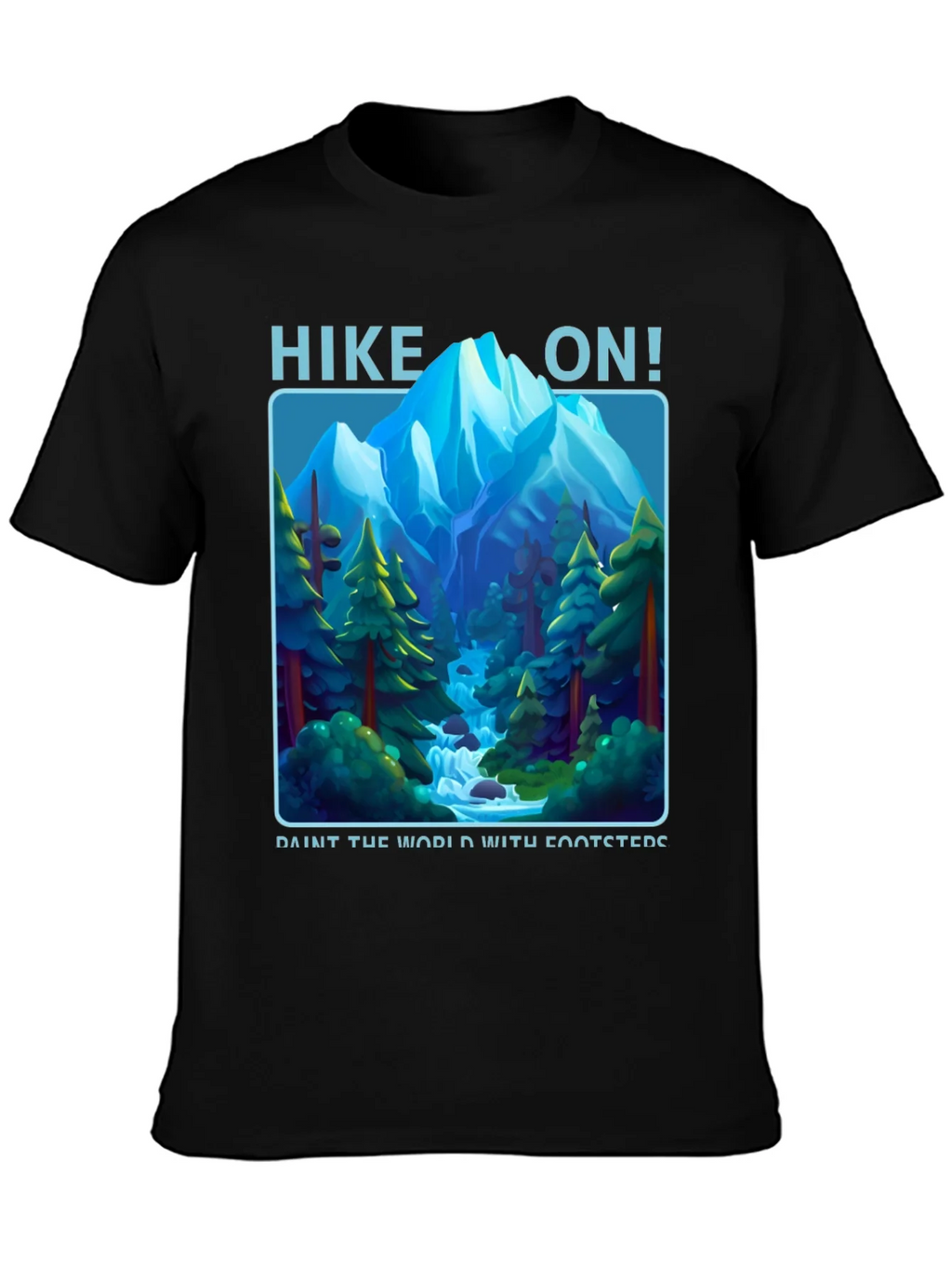 Hike On! Mountain Graphic T-Shirt product image 1